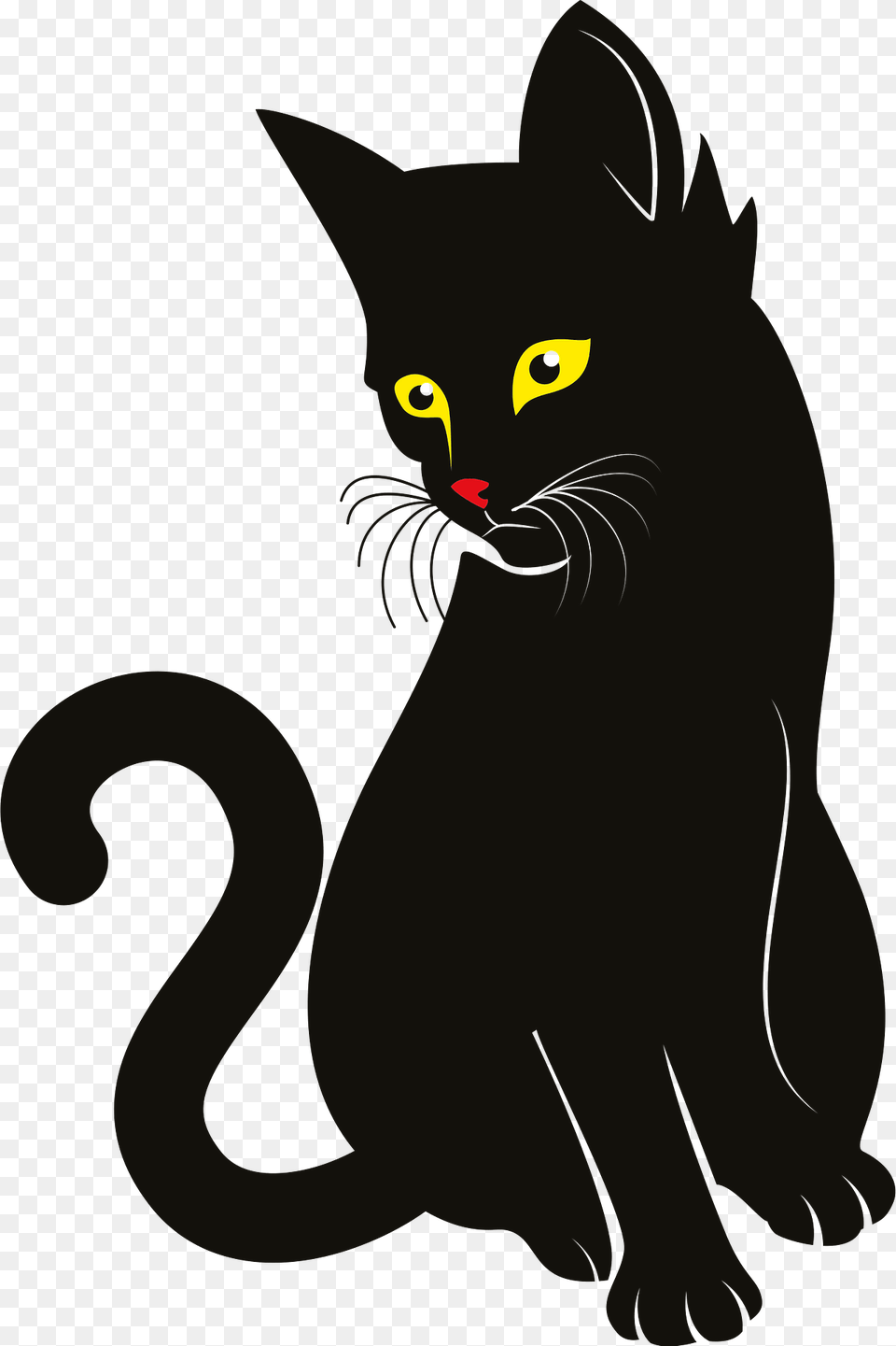 Cat Clipart, Animal, Mammal, Pet, Black Cat Png