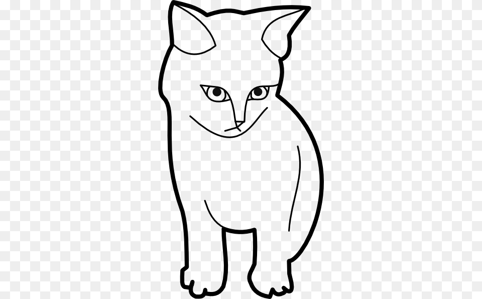 Cat Clipart Black And White Image, Animal, Mammal, Pet, Smoke Pipe Free Transparent Png