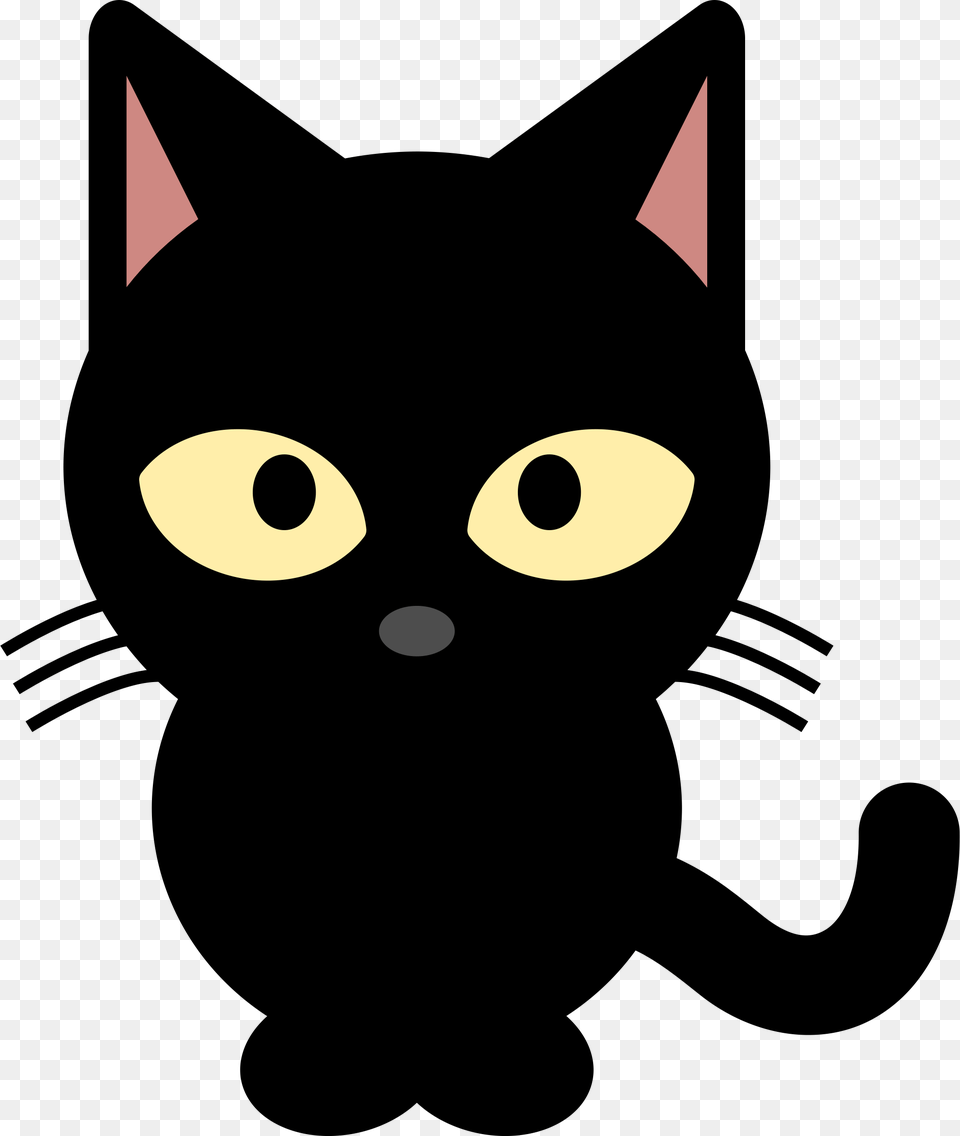 Cat Clipart Black Cat Clipart, Animal, Pet, Mammal, Black Cat Png