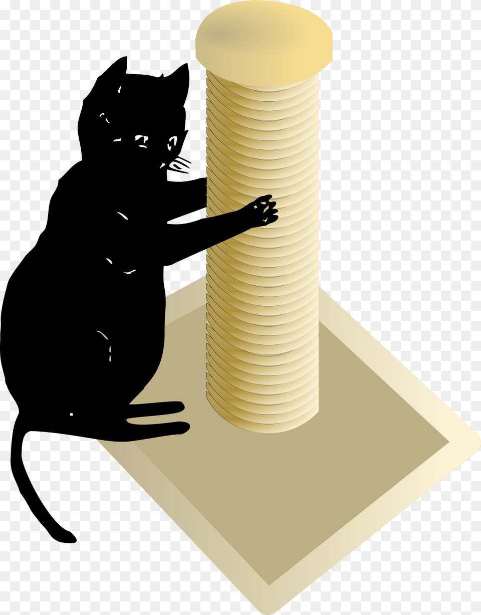 Cat Clipart Cat Scratch Post Clipart, Machine, Screw Free Png