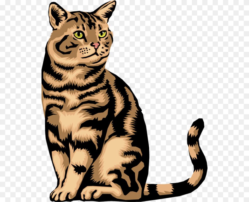 Cat Clipart Farm Animal, Mammal, Tiger, Wildlife, Pet Free Transparent Png