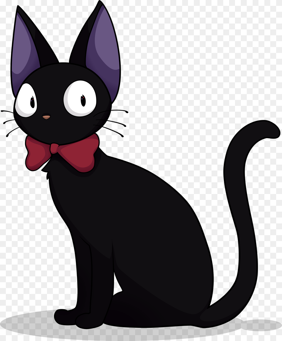 Cat Clipart N Dip Studio Studio Ghibli Kiki Cat, Animal, Mammal, Pet, Black Cat Png Image