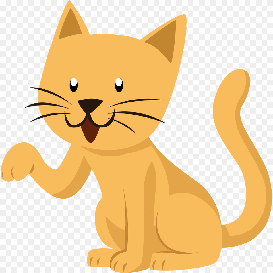 Cat Clipart Transparent Background Transparent Background Cat Cartoon, Animal, Mammal, Pet, Baby Free Png Download