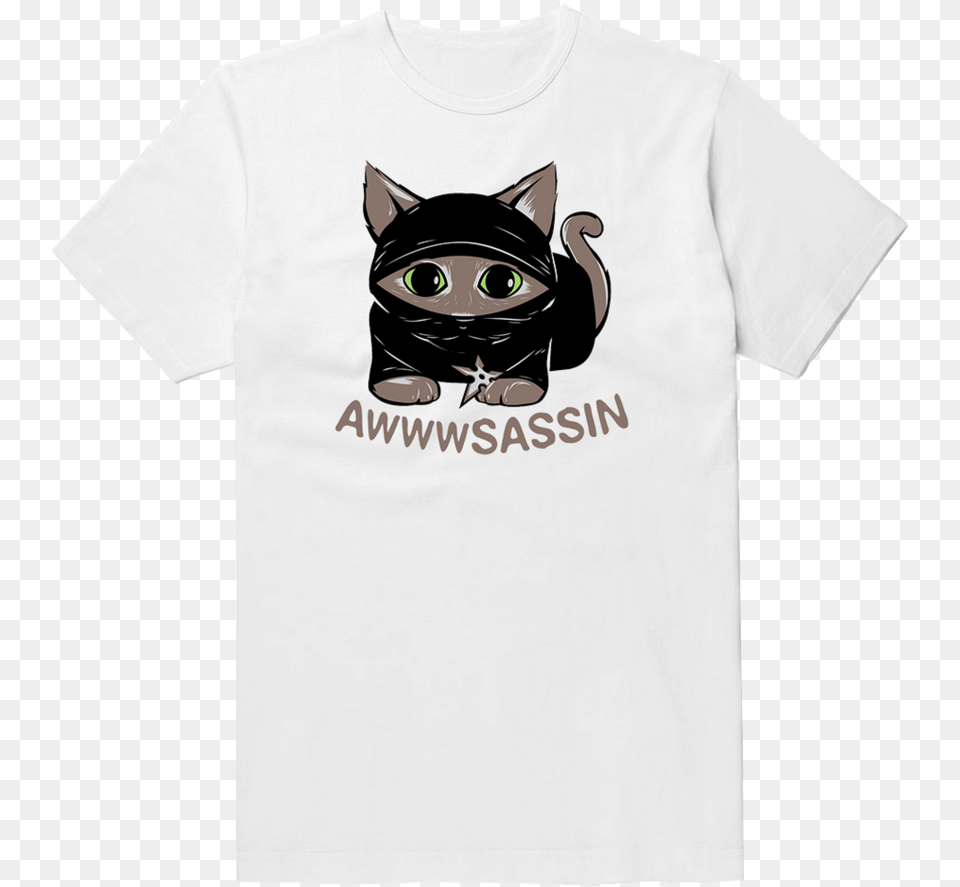 Cat Cute Funny T Shirt T Shirt, Clothing, T-shirt, Animal, Mammal Png