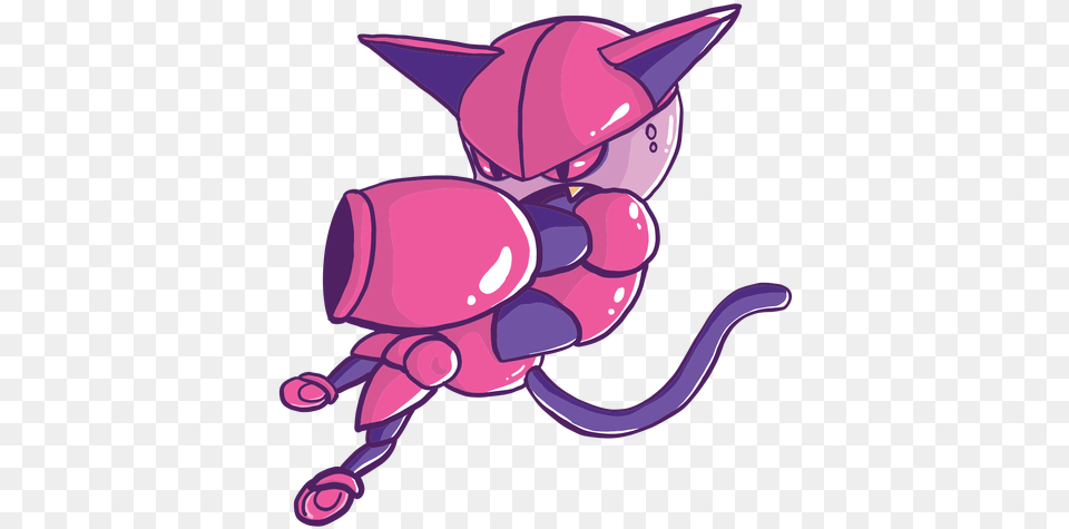 Cat Cyborg Flat Cartoon, Purple, Book, Comics, Publication Png