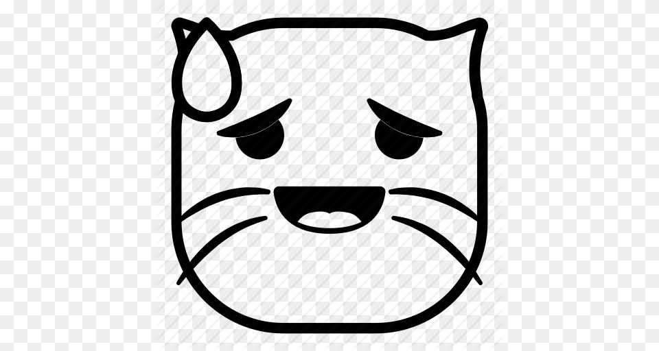 Cat Disappointed Drop Pet Surprised Icon, Head, Person, Accessories, Glasses Free Transparent Png