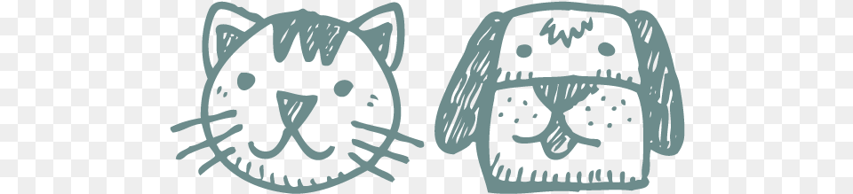 Cat Dog Icon Paw Destrian Cat Dog Icon, Stencil, Art, Drawing, Baby Free Transparent Png