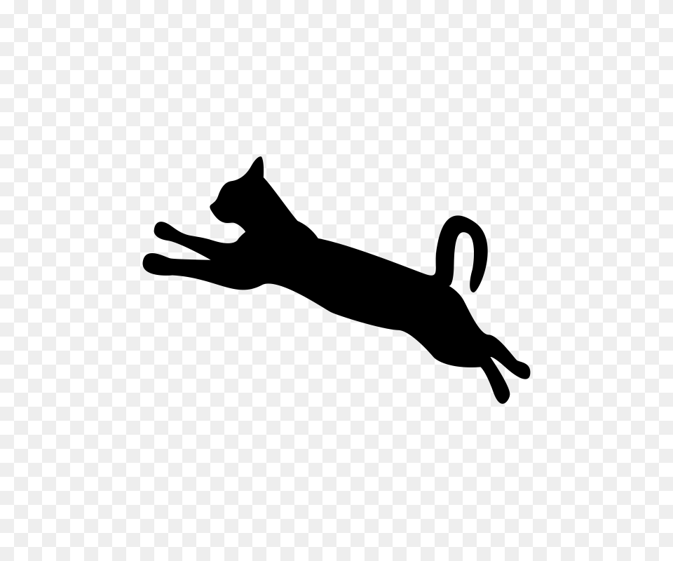 Cat Dog Silhouette Clip Art, Stencil, Animal, Mammal, Pet Free Transparent Png