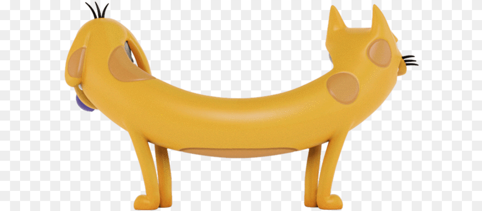 Cat Dog Toy, Banana, Food, Fruit, Plant Png Image