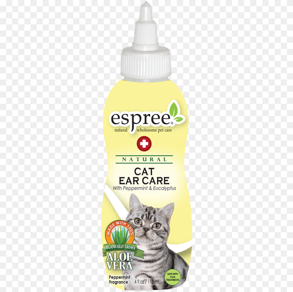 Cat Ear Care Espree, Animal, Mammal, Pet, Bottle Free Png Download