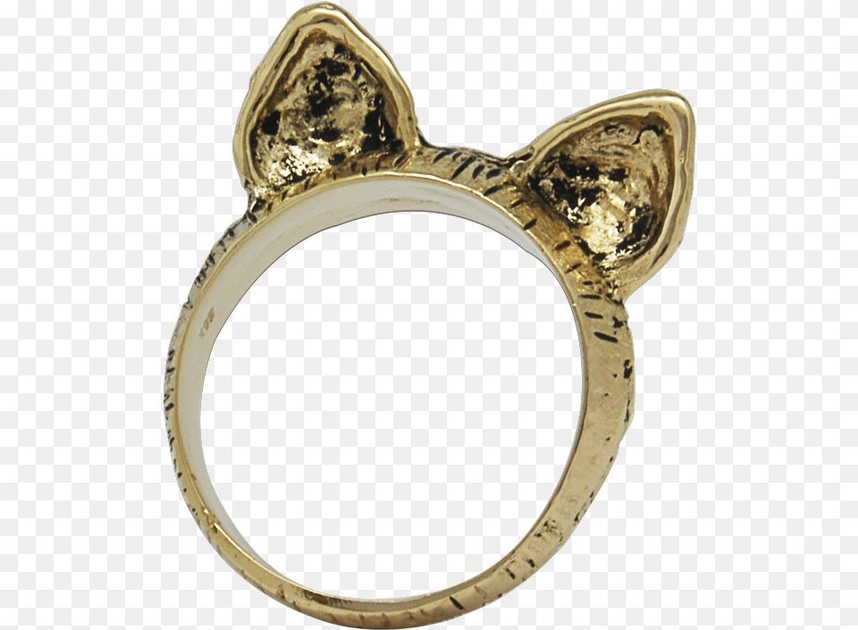 Cat Ears Ring Catears Ring, Accessories, Jewelry, Gold, Ammunition Png Image