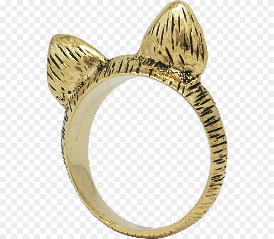 Cat Ears Ring Engagement Ring, Accessories, Jewelry, Gold Free Png