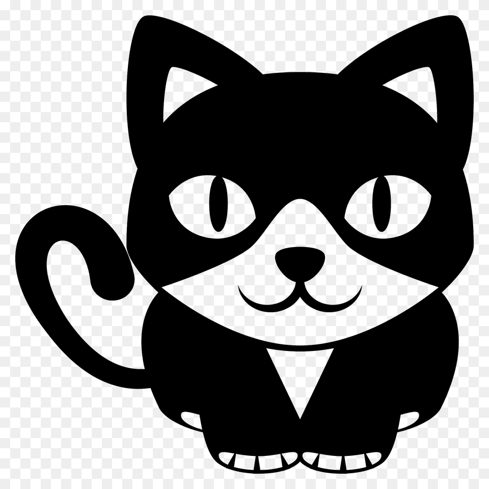 Cat Emoji Clipart, Stencil, Animal, Bear, Mammal Png