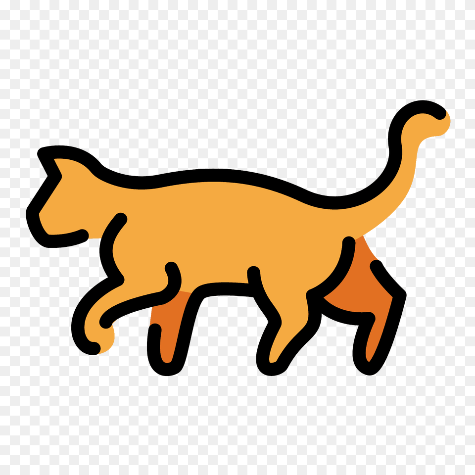 Cat Emoji Clipart, Animal, Kangaroo, Mammal, Coyote Free Png
