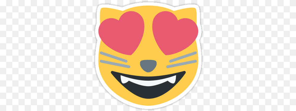 Cat Emoji Heart Eyes Heart Eyes Cat Emoji, Logo Free Transparent Png