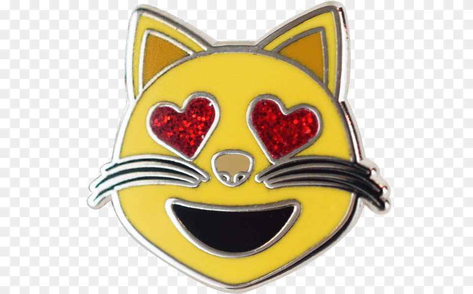 Cat Emoji Pin Instagram, Logo, Accessories, Badge, Symbol Free Transparent Png