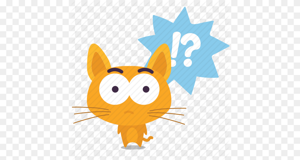 Cat Emoji Question Icon Free Transparent Png