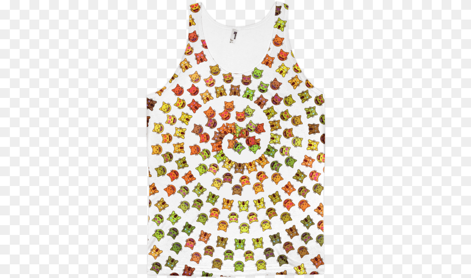 Cat Emoji Tank T Shirt, Clothing, Tank Top, Blouse, Undershirt Free Png