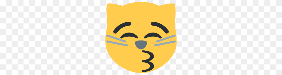 Cat Eye Face Kiss Emoji Icon, Baby, Person, Head, Animal Png Image