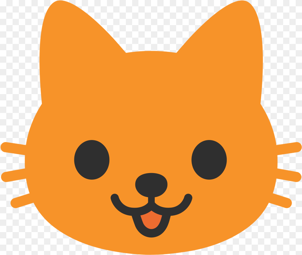 Cat Face Android Emoji, Plush, Toy, Animal, Mammal Free Png