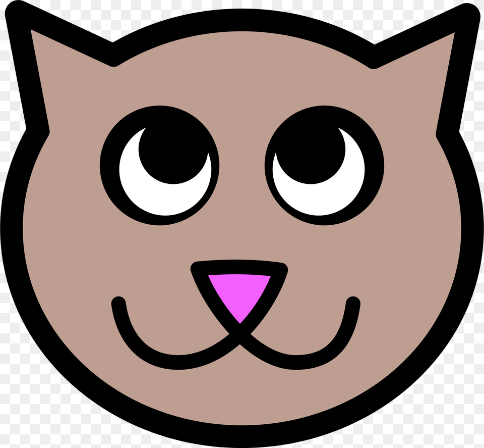 Cat Face Cartoon, Disk Free Png
