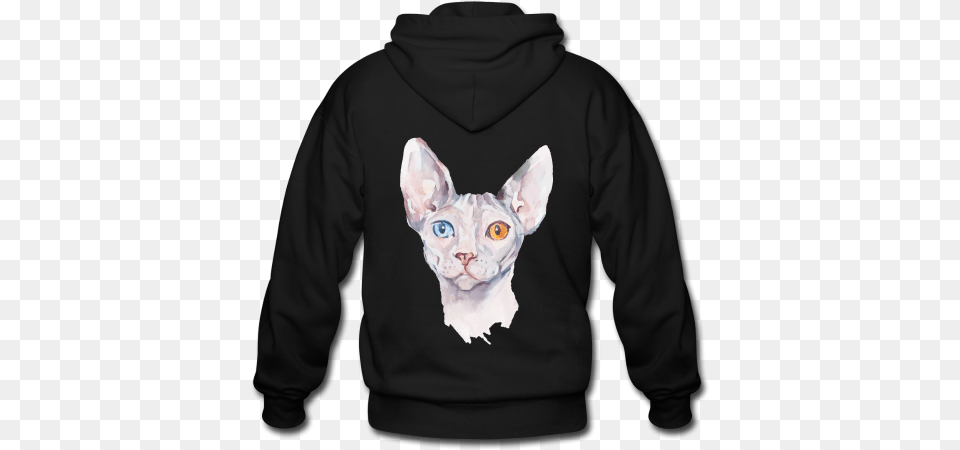 Cat Face Cats Lovers Zip Hoodie Defend Animals Hoodie, Sweatshirt, Sweater, Knitwear, Clothing Free Png