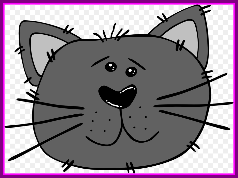 Cat Face Clipart, Snout, Head, Person, Baby Free Png Download