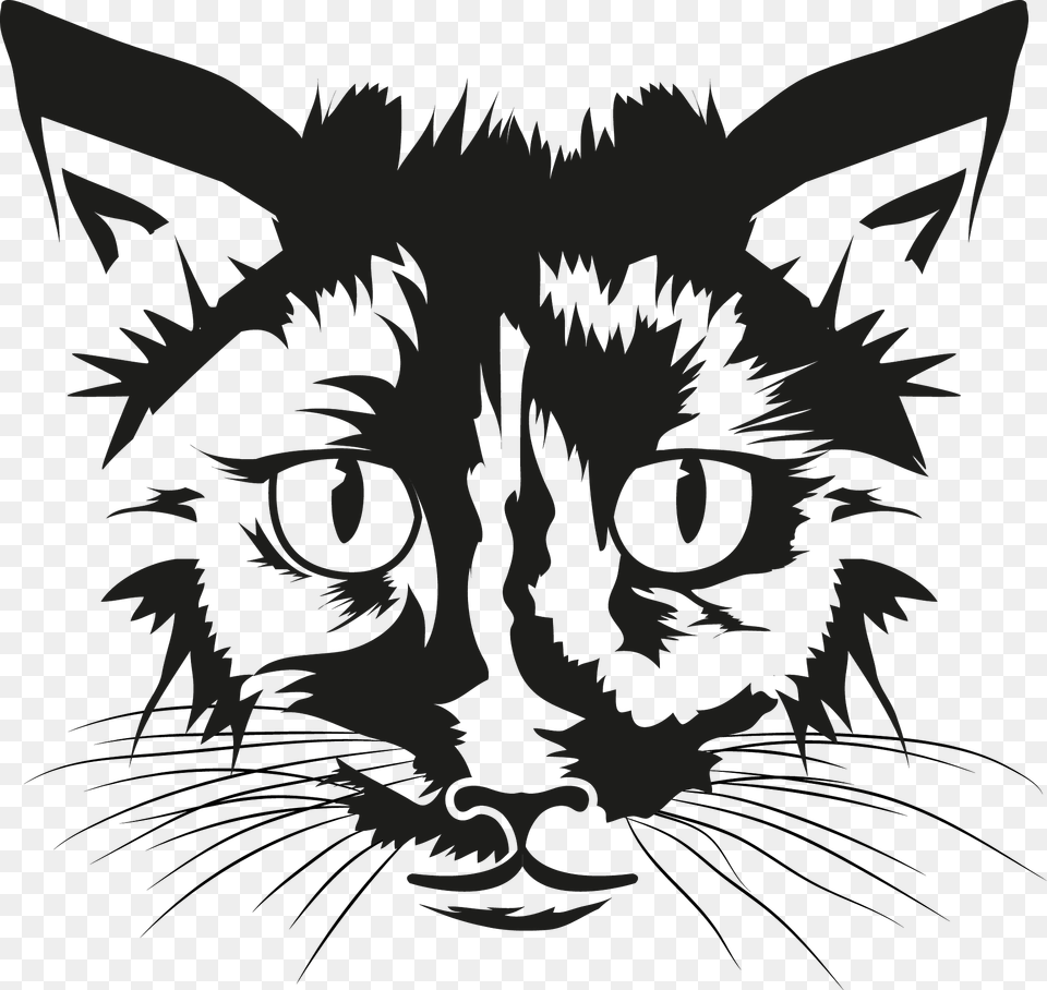 Cat Face Clipart, Art, Animal, Mammal, Pet Free Png