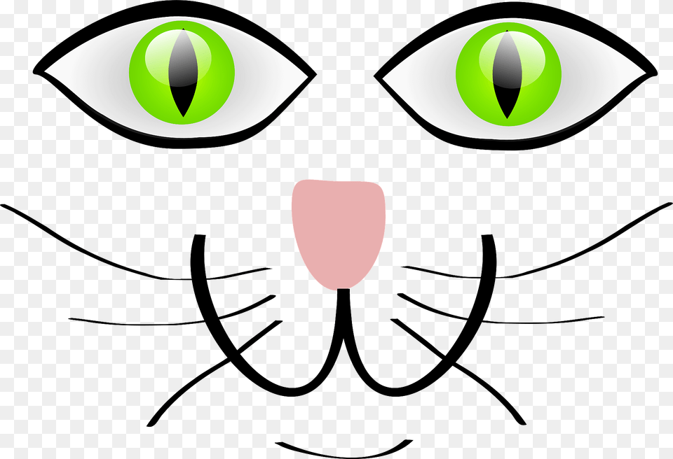 Cat Face Line Art Clipart, Body Part, Person, Mouth, Animal Png