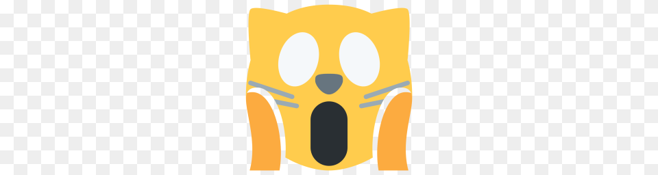 Cat Face Ohh Surprised Weary Emoji Icon, Plush, Toy Png Image
