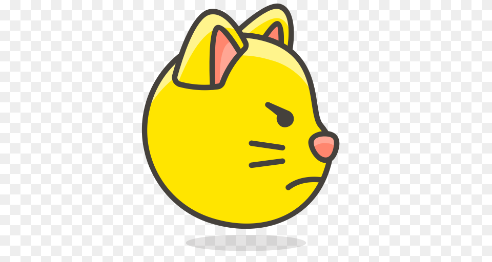 Cat Face Pouting Icon, Piggy Bank, Food, Fruit, Plant Free Png
