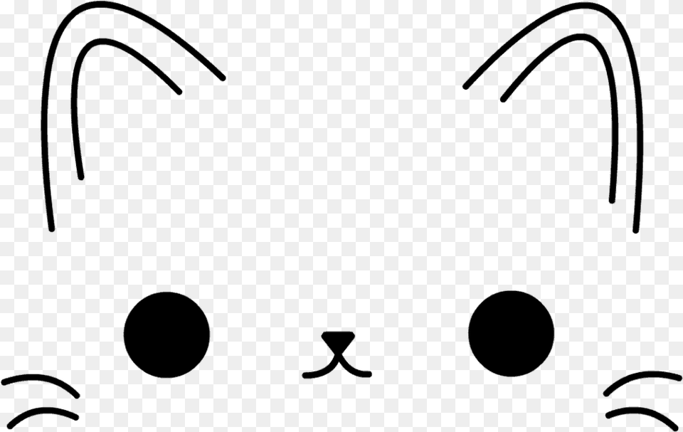 Cat Face Svg Free, Gray Png