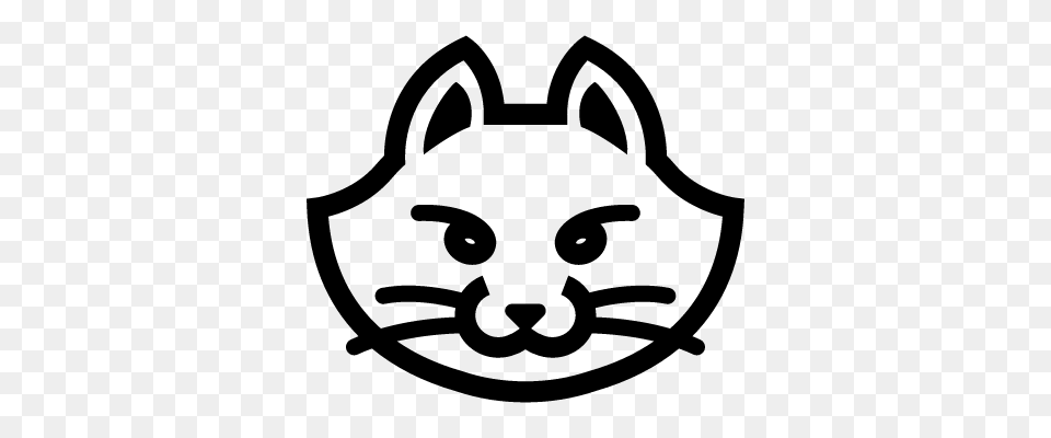 Cat Face Vectors Logos Icons And Photos Downloads, Gray Free Png Download