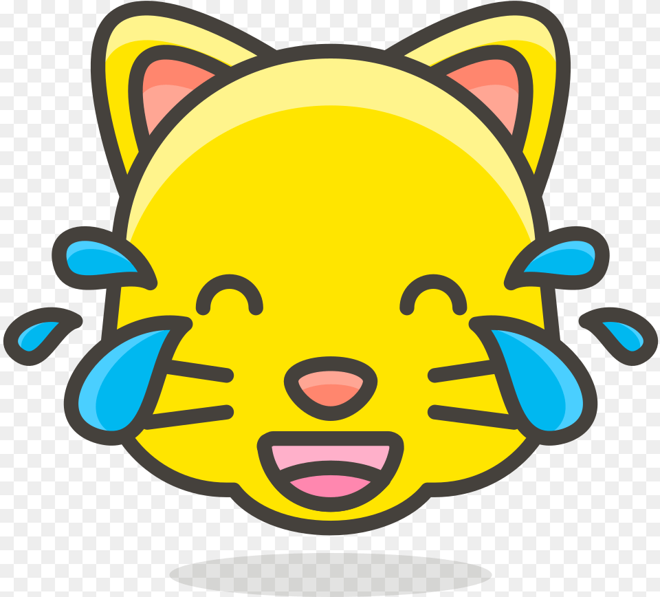Cat Face With Tears Of Joy Easy Cat Emoji Drawing, Ammunition, Grenade, Weapon Free Transparent Png