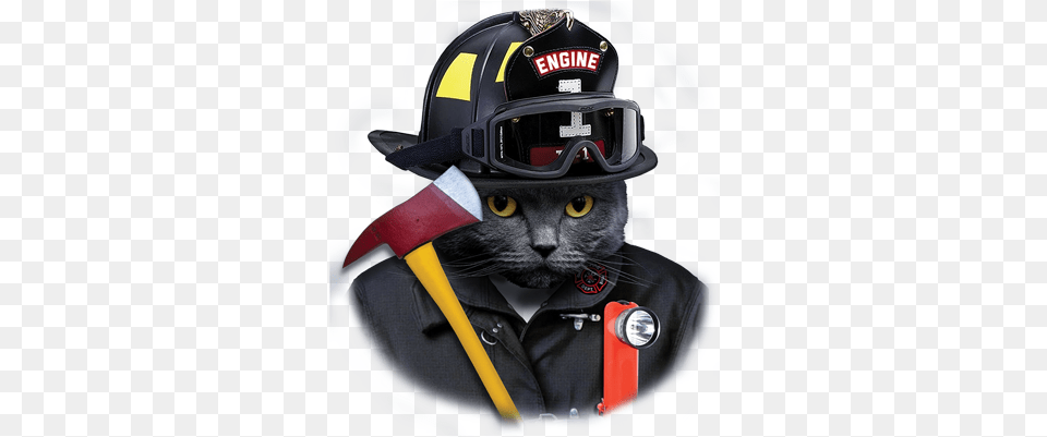 Cat Firefighter Icon Leprechaun Helmet, Clothing, Hardhat, Tool, Sport Free Transparent Png