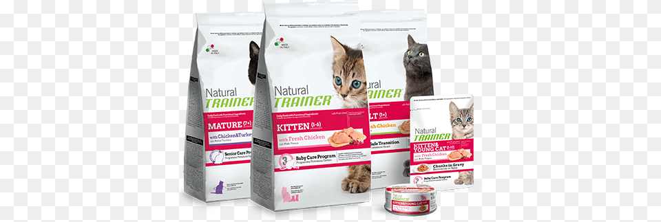 Cat Food Trainer Natural Kitten Chicken 75 Kg, Advertisement, Animal, Mammal, Pet Png