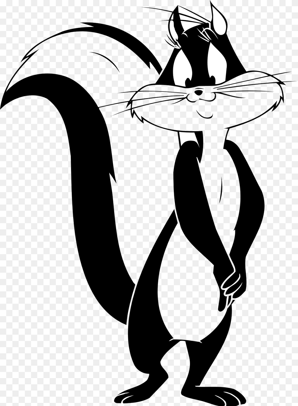 Cat From Pepe Le Pew, Stencil, Logo, Symbol Free Png