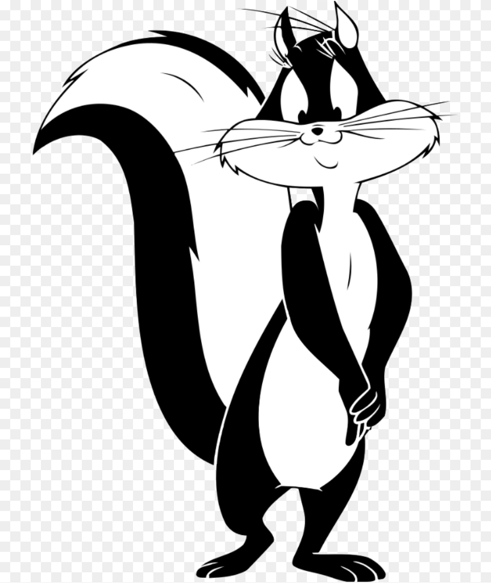 Cat From Pepe Le Pew, Cartoon, Stencil, Adult, Female Png Image