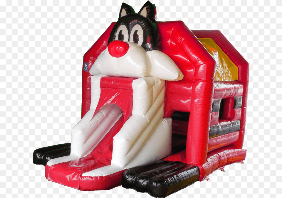 Cat Front Slide Bouncer Inflatable Free Transparent Png