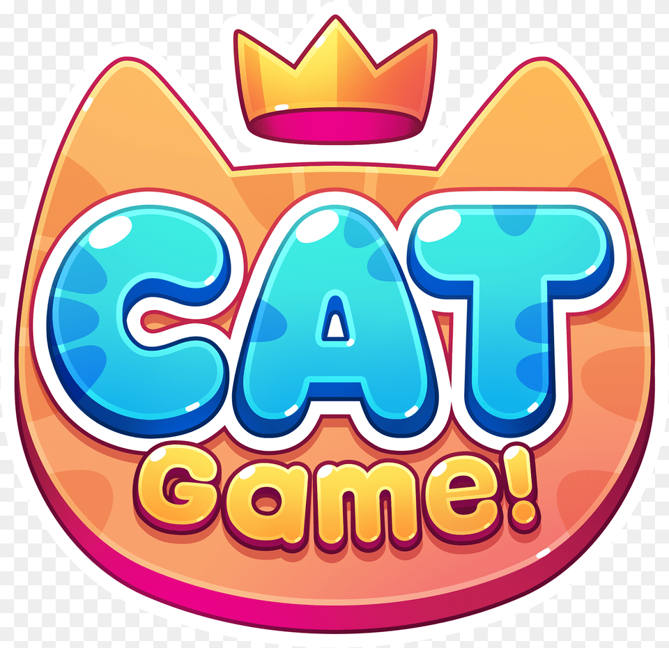 Cat Game The Cats Collector On Behance Cat Game Cat Collector Sign, Sticker, Logo, Food, Sweets Free Transparent Png