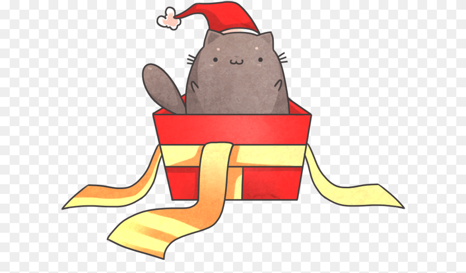 Cat Gift39 By Willow San Character Sketches Xmas Cat Clothing, Hat, Device, Grass Free Transparent Png