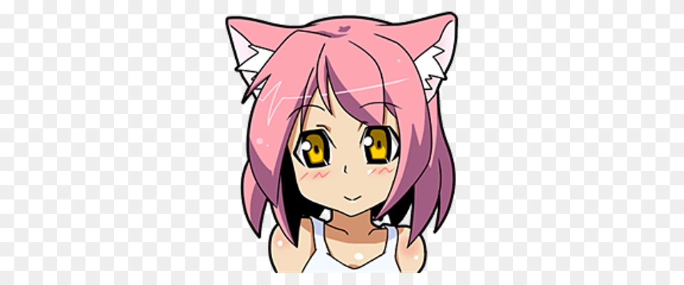 Cat Girl Transparent, Book, Comics, Publication, Manga Free Png