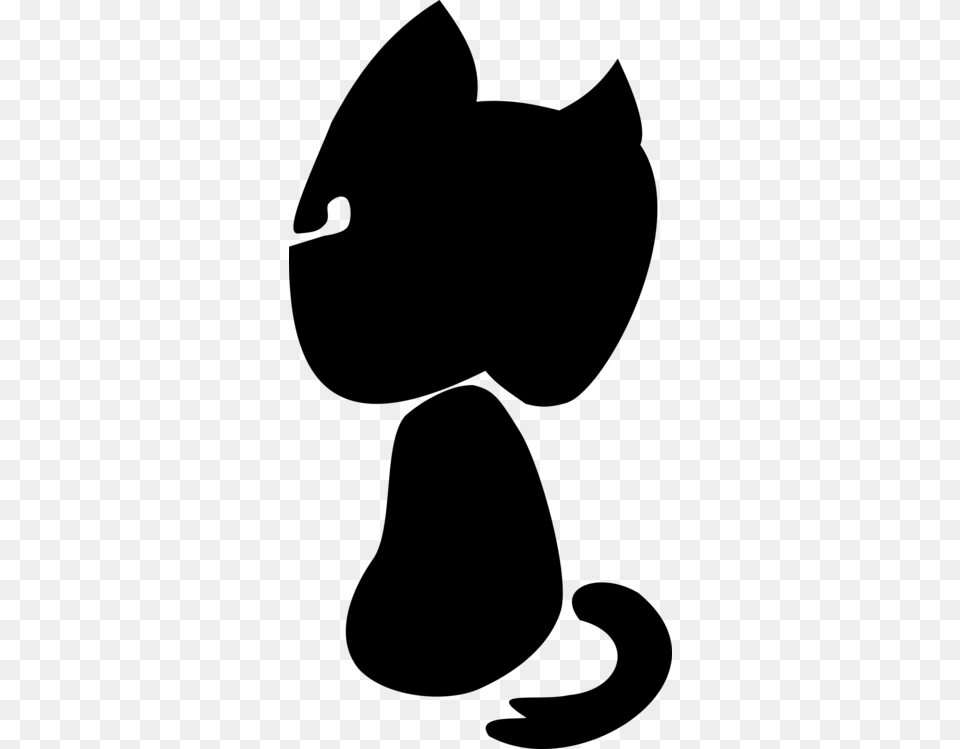 Cat Graffiti Art Download Silhouette, Gray Png Image