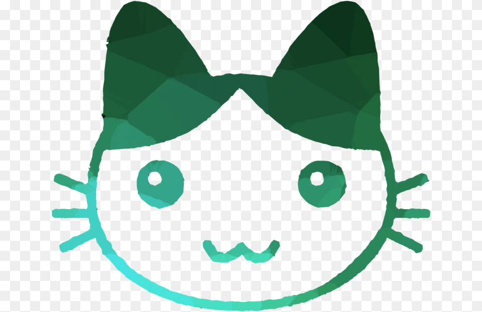 Cat Green Leaf Pastel Goth Satanic Cat, Accessories, Formal Wear, Tie, Baby Free Transparent Png