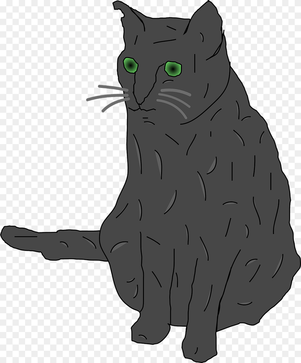 Cat Grey Green Eyed Clip Art Cats With Green Eyes, Person, Animal, Mammal, Pet Free Png