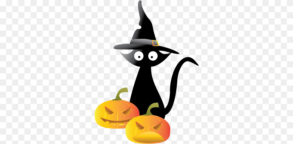 Cat Halloween Hauted Pampkins Scary Black Cat Halloween Icon, Festival, Nature, Outdoors, Snow Free Png