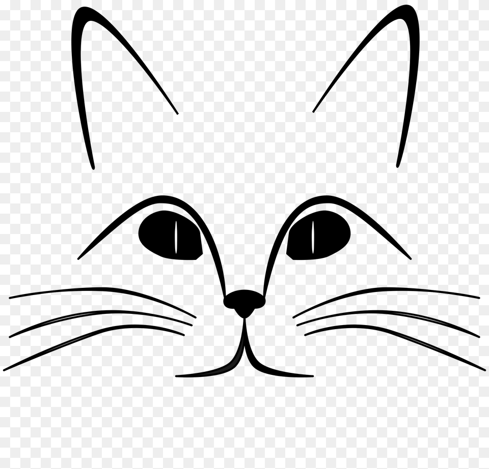 Cat Head Clip Art, Silhouette, Cutlery, Fork, Lighting Free Transparent Png