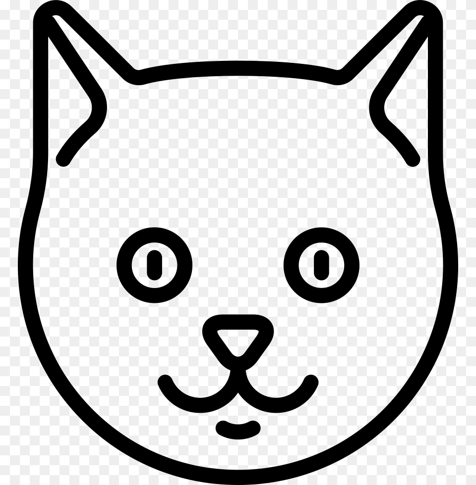 Cat Head Vector Cats Head Logo, Stencil, Smoke Pipe Png Image