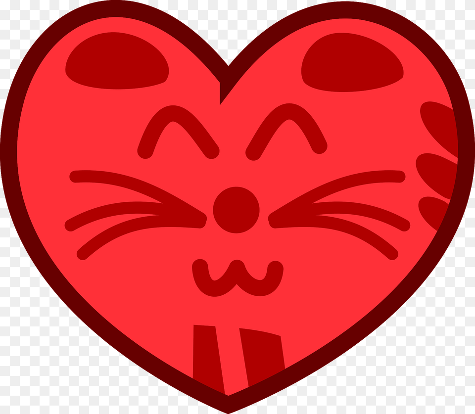 Cat Heart Clipart Free Transparent Png