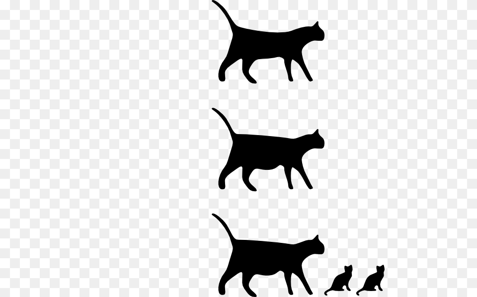 Cat Icons Clip Art Vector, Silhouette, Stencil, Animal, Mammal Free Png